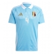 Belgia Wout Faes #4 Tricou Fotbal Replică European 2024 Barbati Deplasare